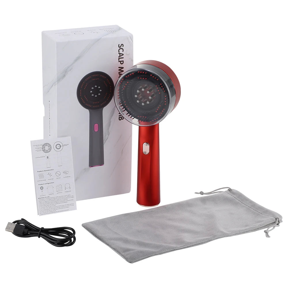 LumiScalp™ Pro – Red Light Scalp Massager for Hair Growth & Loss