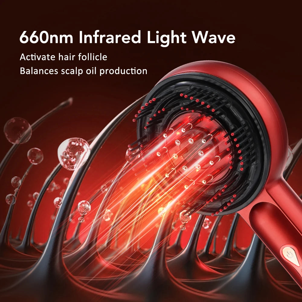 LumiScalp™ Pro – Red Light Scalp Massager for Hair Growth & Loss