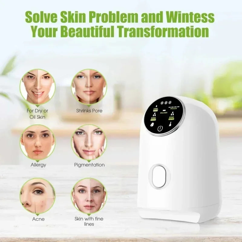 “GlowMask Pro – DIY Fruit & Veg Face Mask Maker for Home Spa & Skin Care”