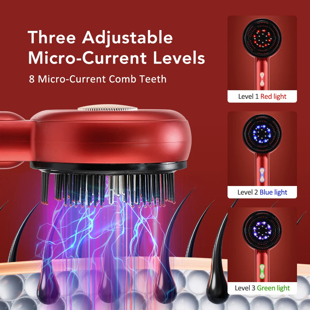 LumiScalp™ Pro – Red Light Scalp Massager for Hair Growth & Loss