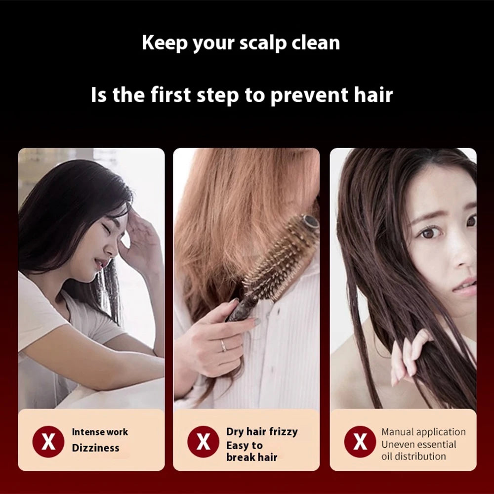 LumiScalp™ Pro – Red Light Scalp Massager for Hair Growth & Loss