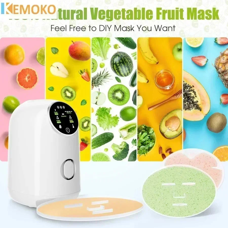 “GlowMask Pro – DIY Fruit & Veg Face Mask Maker for Home Spa & Skin Care”